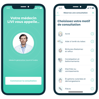 Livi - application téléconsultation